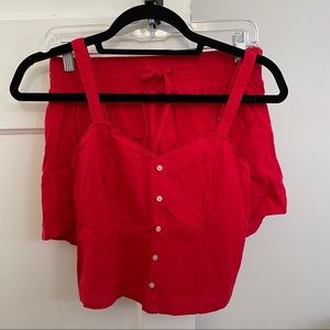 Abercrombie & Fitch Co-ord Top and Short Set